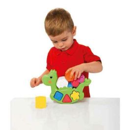Chicco Centro de Actividades Dino Lino 2 en 1 - Juguete de Estimulación para Bebés y Niños de 1 a 4 Años, Color Verde