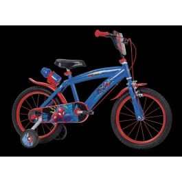 Huffy Bicicleta Spiderman 16" para Niños de 5 a 8 Años Color Azul