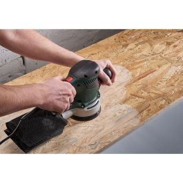 Wolfcraft Disco de Lijar Multiorificio para Lijadora Excéntrica, Ø125mm, Grano 180