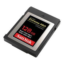 Sandisk SDCFE-128G-GN4NN Tarjeta CFexpress Extreme Pro de 128GB, Velocidad de Lectura 1700 MB/s, Escritura 1200 MB/s