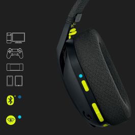 Auriculares Gaming Inalámbrico con Micrófono Logitech G435/ Bluetooth/ Negros y Amarillos Auriculares Gaming Inalámbrico con Micrófono Logitech G435/ Bluetooth/ Negros y Amarillos