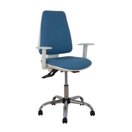 Silla Piqueras Y Crespo Elche Blanca Brazos Regulables Mecanismo Asincro Regulable En Altura Base Metalica Ruedas Parquet Asiento Y Respaldo Tapizado Bali Azul Cielo Precio: 256.58999971. SKU: S5704176