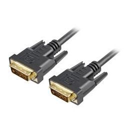 Sharkoon Cable DVI-D a DVI-D (24+1) Macho/Macho 1m Negro - Soporta 2560x1600 Píxeles Precio: 23.68999952. SKU: B18HXY8R73