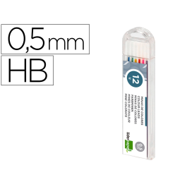 Liderpapel Minas Colores Surtidos Estuche 12 Minas Borrables 0,5 mm Precio: 0.88999977. SKU: B16EP6XL8X
