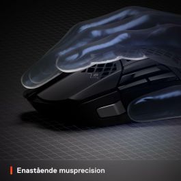 SteelSeries STE1717872076704 Alfombrilla Gaming QcK XXL, superficie microtejida, 900x400x2mm, Negro