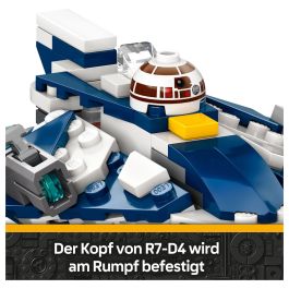 LEGO Star Wars Caza Estelar Jedi de Plo Koon 75400 Microfighter