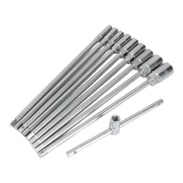 Llave t con vasos intercambiables, 8-19 mm, juego 10 piezas Precio: 32.49999984. SKU: B15BQVTHB7