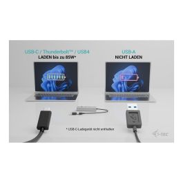 Hub USB i-Tec CAHUBMETAL2A2CPD Plateado