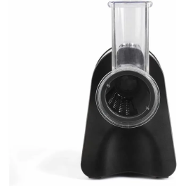 Livoo DOP192 Rallador Eléctrico Multifunción Negro y Gris con 4 conos intercambiables