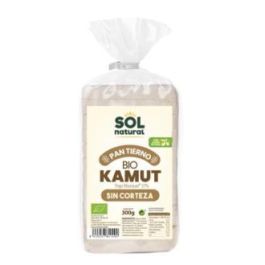 SOLNATURAL Pan de Molde de Kamut Sin Corteza, 300g, Ecológico, con Aceite de Oliva Virgen Extra, Larga Conservación Precio: 5.79000032. SKU: B1GP4VZ8VA