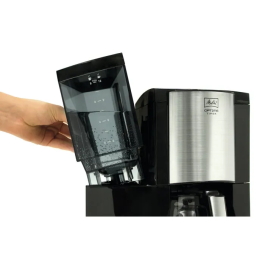 Melitta 100801 Optima Timer Cafetera con Filtro Programable - Negro - 8-12 Tazas, Programable, Descalcificación Automática, 850W