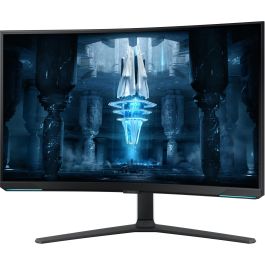 Samsung LS32BG850NPX Monitor Gaming 32 Pulgadas, 4K UHD, Mini-LED, Quantum HDR 2000, 240Hz, 1ms, Curvo 1000R, Freesync Premium Pro, G-Sync Compatible, Blanco