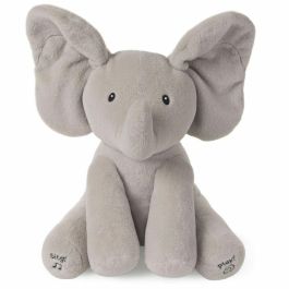 GUND Flappy Elephant Peluche Interactivo Musical Habla Canta Juega Escondidas Suave Lavable 30 cm Recién Nacidos