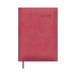 Dohe 12737 - 26 Agenda 2026 Lausana Día Página, Fucsia 14x20 cm, Tapa Dura Polipiel, Papel Ahuesado 70g/m²