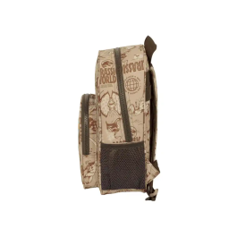 Mochila Escolar Jurassic World Beige 27 x 33 x 10 cm