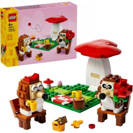 LEGO 40711 Set de Construcción Pícnic de Erizos con 2 Figuras de Animales y Accesorios para Niños +8 Años
