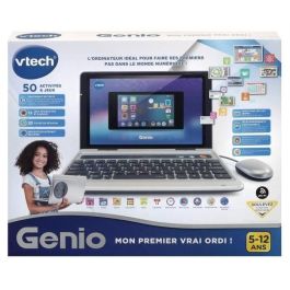 VTECH Genio, mi primera computadora real para niños: más de 50 actividades y procesador de textos