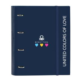 Carpeta de anillas Benetton Love Azul marino (27 x 32 x 3.5 cm) Precio: 9.5900002. SKU: S4307989