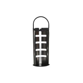 DKD Home Decor Chimenea Moderno Negro Acero Inox Set de 3 Piezas 2 x 11 x 51 cm