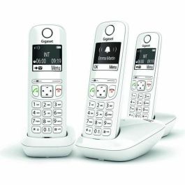 Gigaset AS690 Trio Teléfono Inalámbrico, Manos Libres, Bloqueo de Llamadas, Pantalla Ultra Legible, Agenda 100 Contactos, Blanco Precio: 100.94999992. SKU: B12PNDXMRA