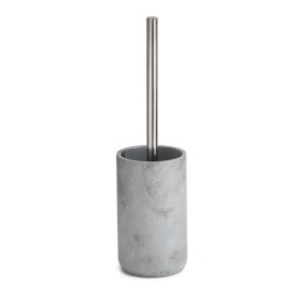 DKD Home Decor Escobillero Scandi Gris Plateado Cemento Inox 10x10x40 cm Precio: 5.93142. SKU: S3036655