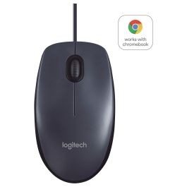 Logitech B100 Ratón Óptico USB para Empresas, USB Tipo-A, Negro Precio: 6.59000001. SKU: B162RN2QLJ
