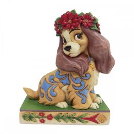 Enesco Disney Traditions Figura La Dama Y El Vagabundo con Corona de Acebo de Jim Shore Precio: 29.6899999. SKU: B1FR7QPWCP