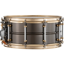 PEARL STHNSF1465 SensiTone Caja 14x6.5" Latón Black Nickel Edición Limitada - 1mm Aros SuperHoop II y Bellotas Tube Lug