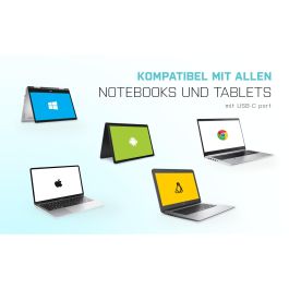 I-tec Hub USB-C con 4 Puertos USB 3.0 para Ordenador Portátil, Tablet y Teléfono Inteligente, Conexión Rápida de Datos y Carga