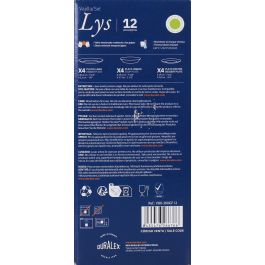 Duralex Vajilla Lys 12 piezas verde (4 llanos 23.5 cm, 4 hondos 19.5 cm, 4 postre 19 cm) (2 Unidades)