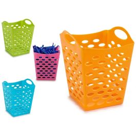 Cesta de Plástico Multiusos Cuadrada Arte Regal 13x17x13 cm - Azul, Naranja, Rosa, Amarillo (48 Unidades) Precio: 35.50000003. SKU: S3601394