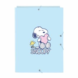 Carpeta de anillas Snoopy Love Azul A4 26 x 33.5 x 2.5 cm Precio: 4.49999968. SKU: B1AKPHHWG4