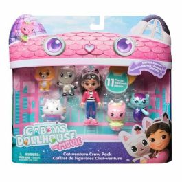 Spinmaster SPI6072633 - Set 6 Figuras Gabby y la Casa Mágica + 5 Accesorios Gatitos - Juguete Niños 3+ Años
