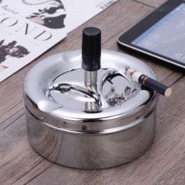 Confortime Cenicero Acero Push 11 cm (24 Unidades)