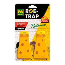 Massó Trampa con cebo roe-trap para ratones, 2 unidades - Eliminación higiénica, gran efectividad