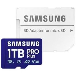 Samsung MB-MD1T0SA/EU Tarjeta de Memoria microSDXC PRO Plus 1TB, 180MB/s Lectura, 130MB/s Escritura, U3 V30 A2 4K UHD Samsung MB-MD1T0SA/EU Tarjeta de Memoria microSDXC PRO Plus 1TB, 180MB/s Lectura, 130MB/s Escritura, U3 V30 A2 4K UHD