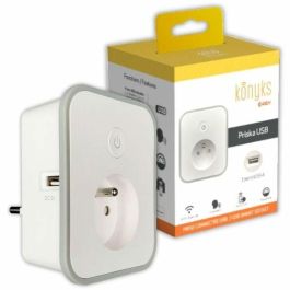 Konyks KON3770024338058 Toma Conectada Priska USB FR Wifi Bluetooth 16A 2 USB-A Contador de Consumo Compatible Alexa Google Home Precio: 32.58999964. SKU: B16VWXHNX4