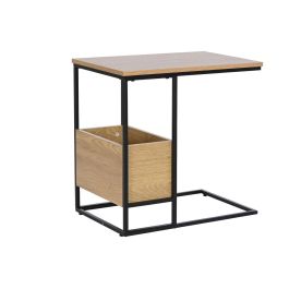 Mesita Auxiliar Urban DKD Home Decor Natural Negro 35 x 55 x 55 cm Precio: 75.79000044. SKU: S3044019