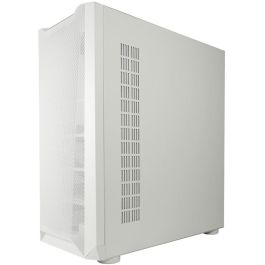 LC-Power Torre Gaming 900W ATX Lumaxx Light, PC Midi-Tower Blanco con Ventana de Vidrio Templado
