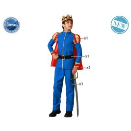 Disfraz Príncipe Azul Con Capa Niño 5-6 Años