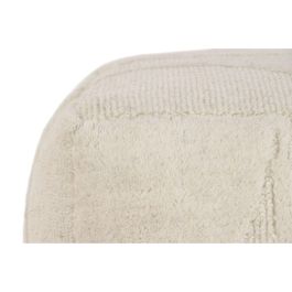 DKD Home Decor Carpets 2c25 Reposapies Boho Crudo 45 x 45 x 45 cm