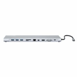 MANHATTAN USB-C Docking Station 11 en 1 MST para 3 Monitores