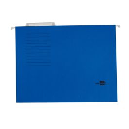 Carpeta Colgante Liderpapel Folio Azul 10 unidades