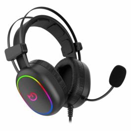 Hiditec Erys ARGB Auriculares Gaming Alámbricos Diadema Negro para PC, PS4, Xbox One, Switch con Micrófono y Sonido 50mm