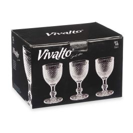 Copa Diamante Vino Transparente 330 ml Vivalto - Vidrio, 8.8x16.3x8.8 cm (36 Unidades) Copa Diamante Vino Transparente 330 ml Vivalto - Vidrio, 8.8x16.3x8.8 cm (36 Unidades)