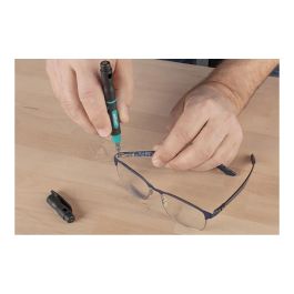 Wolfcraft Mini atornillador de bolsillo 8736000 con 4 puntas reversibles para reparaciones precisas