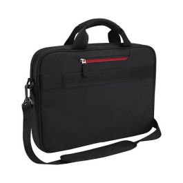 CaseLogic DLC117 Bolsa Bandolera para Portátil de 17.3", Nylon Negro, con Compartimento para Tableta iPad y Cualquier Marca, 800g