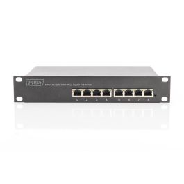 Digitus Switch 8 Puertos Gigabit 80W PoE No Gestionado Ethernet 10/100/1000 Montaje Rack Gris