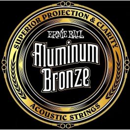 Ernie Ball Juego Cuerdas Guitarra Acústica Aluminum Bronze Medium 13-56