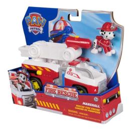 Paw Patrol Vehículo de Rescate de Bomberos Fire Rescue - Juguete Modelos Surtidos para Niños +3 Años - Medidas 20,3x25,4x8,13 cm